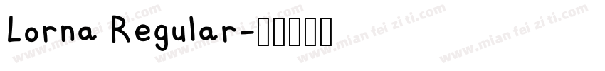 Lorna Regular字体转换
